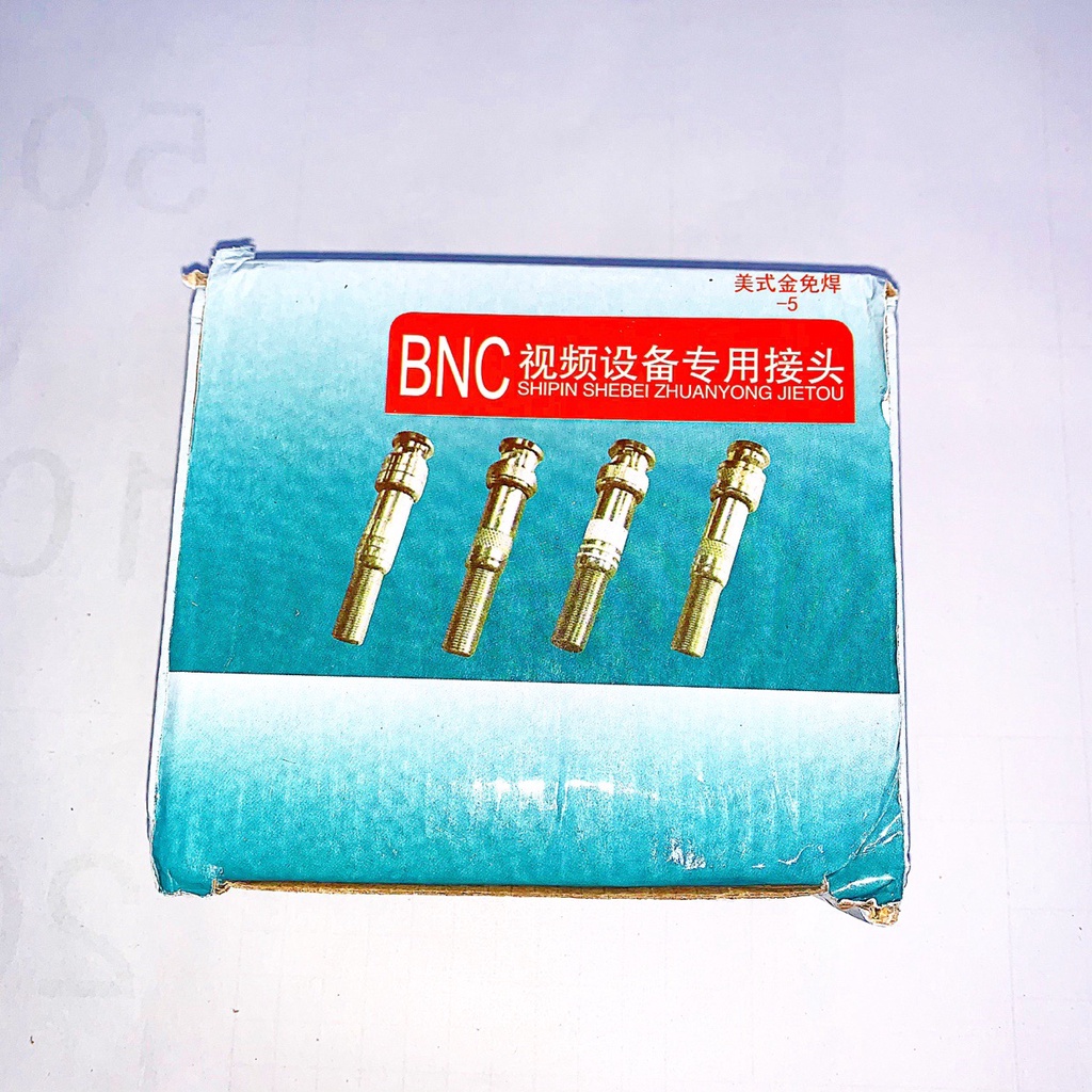 Hộp 100 BNC Lò xo loại tốt lõi đồng, không chờn gen, không toét ốc
