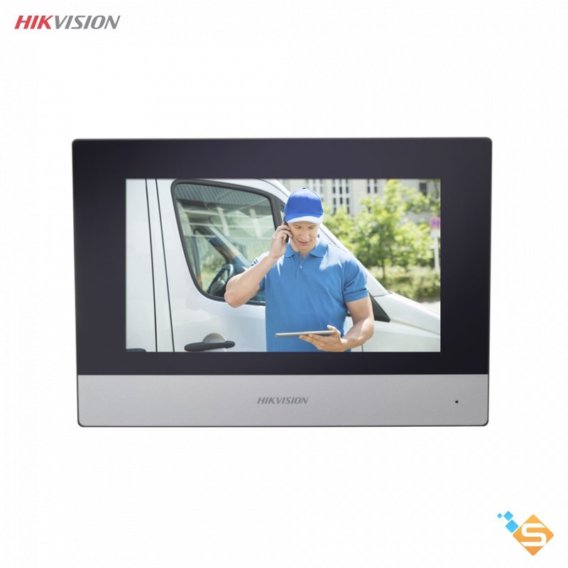 Bộ Combo chuông hình không dây Hikvision kết nối Wifi DS-KH6320-WTE1 Nút Nhấn + Camera 2MP + Màn hình 7 inch