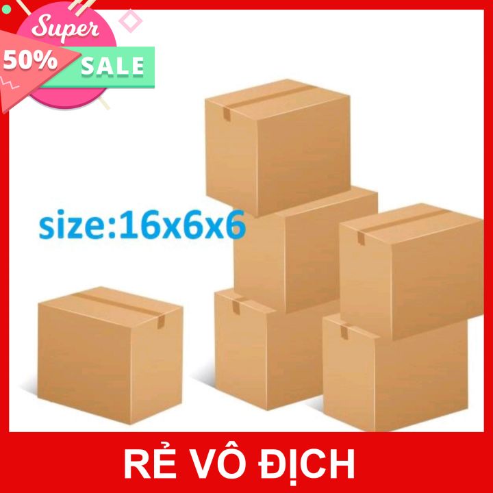 16x6x6 Bộ 20 Thùng Carton( 1.1Đ/thùng)