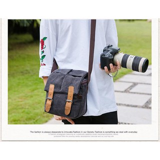 Túi đựng máy ảnh vải Canvas