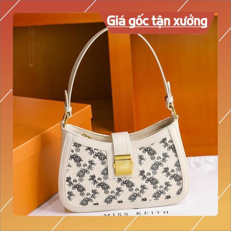 Hàng Cao Cấp -  Túi Kẹp Nách Nữ- Khóa Vuông siêu xinh lối 1 đổi 1