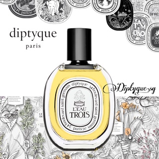 ⚜️ nước hoa dùng thử diptyque l'eau trois edt test 5ml/10ml/20ml