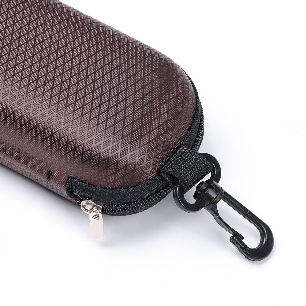 Hộp Đựng Mắt Kính Có Khóa Kéo Phong Cách Unisex Giá Đỡ