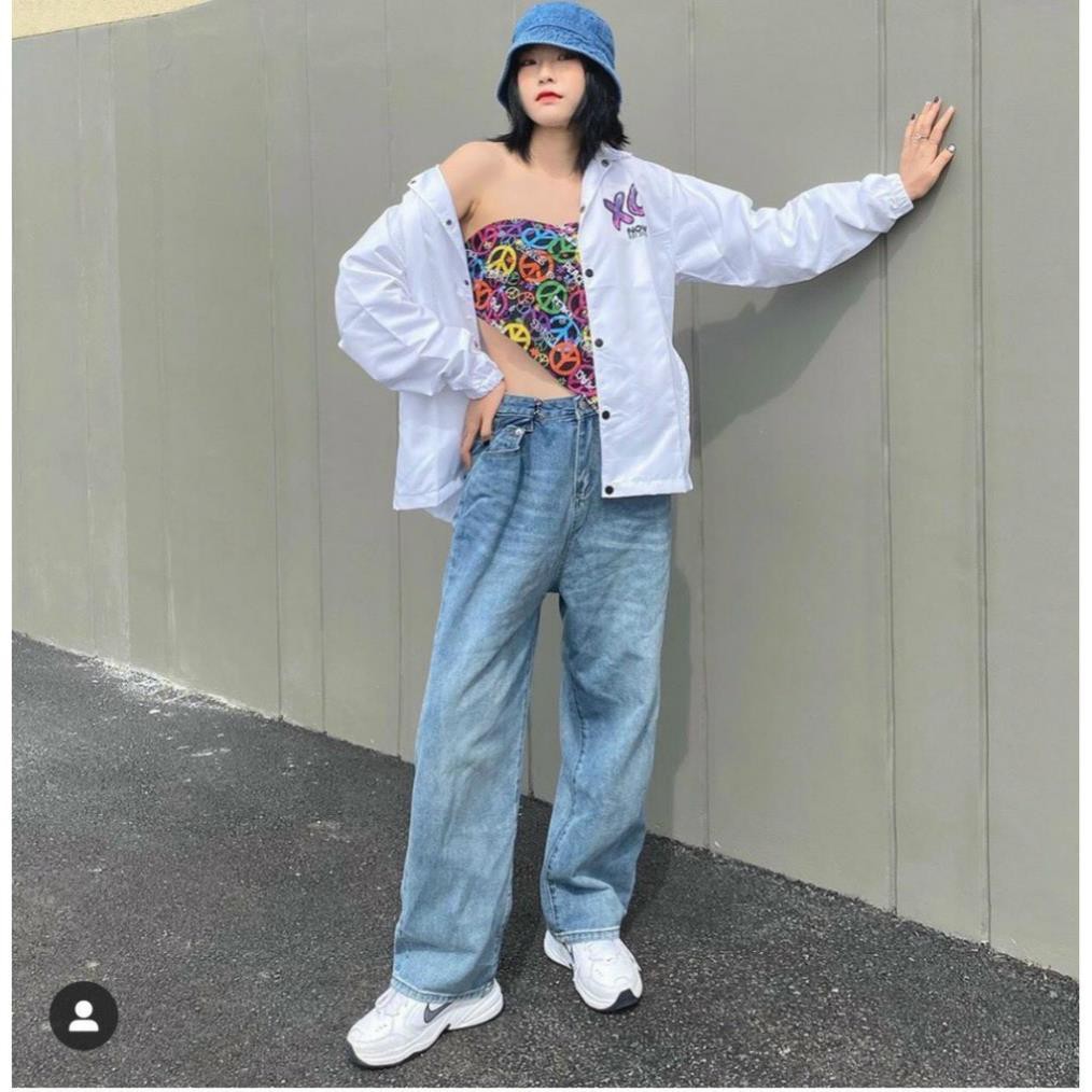 Áo Khoác Dù Chống Nắng Cặp Đôi Cho Nữ Cho Nam Có 2 Màu Unisex Form Rộng XOXO Jacket Ulzzang