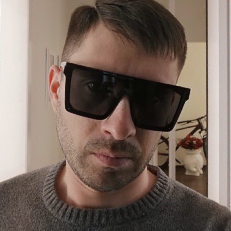 Kính Mát Nam Nữ Mắt Vuông, Chất Liệu Nhựa Chắc Chắn, Màu Sắc Dễ Đeo - LAV004