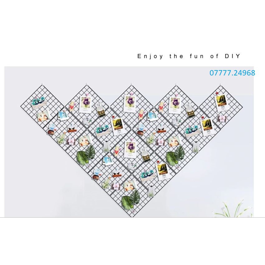 1 khung lưới sắt decor 35*35 cm treo ảnh nghệ thuât-trang trí quán cà phê | BigBuy360 - bigbuy360.vn