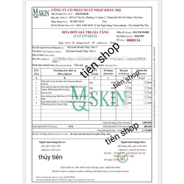 Kem body dưỡng trắng Tinh Thể Diệp Lục MQ - skin | BigBuy360 - bigbuy360.vn