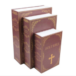 Két sắt mini giả sách - Quyển Kinh Thánh