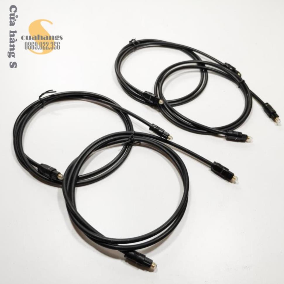 Cáp Optical audio nhựa đen tiêu chuẩn - Toslink