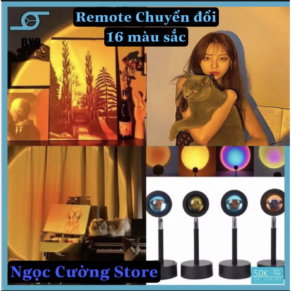 Đèn led sống ảo 𝑪𝑶́ Đ𝑰𝑬̂̀𝑼 𝑲𝑯𝑰𝑬̂̉𝑵 𝑪𝑯𝑼𝒀𝑬̂̉𝑵 Đ𝑶̂̉𝑰 16 𝑴𝑨̀𝑼 𝑲𝑯𝑨́𝑪 𝑵𝑯𝑨𝑼 màu hoàng hôn,cầu vòng ,mặt trời siêu hót tiktok