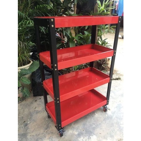 Xe đẩy ALONGTOOL đựng đồ nghề dụng cụ sửa xe máy - ô tô , ngăn nắp tiện lợi