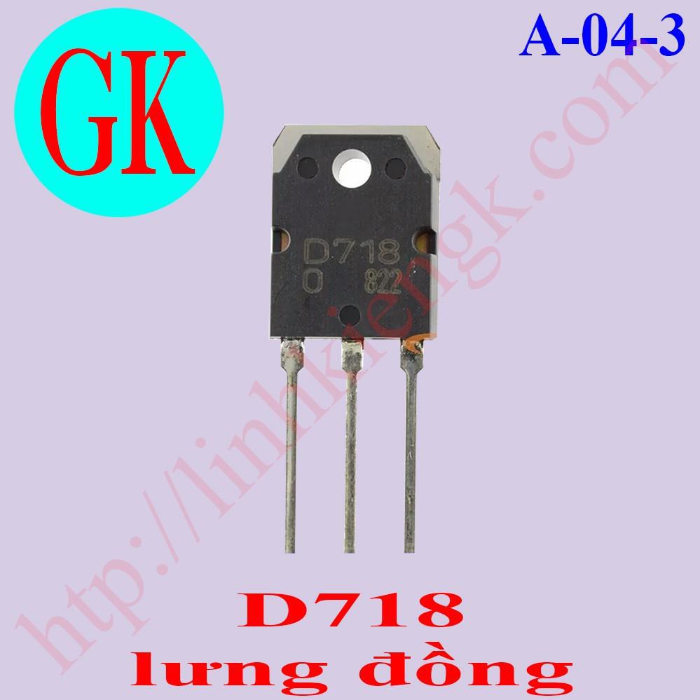 2SD718 lưng đồng - D718 lưng đồng chất lượng cao