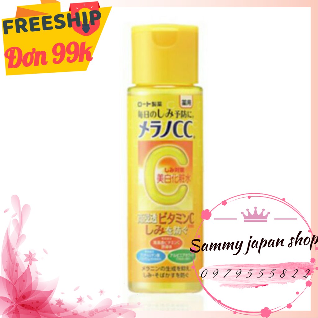Nước hoa hồng CC Melano - Hàng Nội Địa Nhật Bản Chính Hãng Đủ Bill.