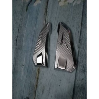 hai miếng ốp gác chân sau mạ crom xe sh mode 2013 đến 2019