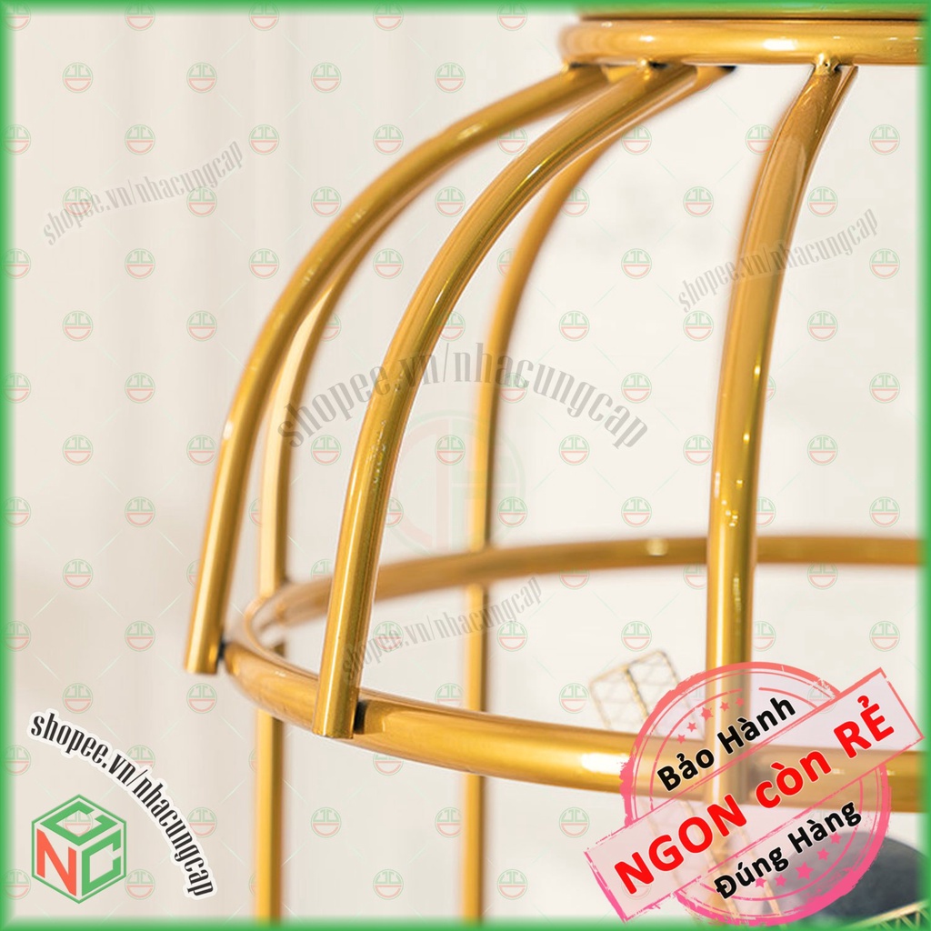 [KhoNCC] Kệ Lồng Chim 3 Tầng Để Mỹ Phẩm - Đồ Dùng Trang Trí Decor Không Gian Nội Thất Cổ Điển Sang Trọng - NLM-KLC3T