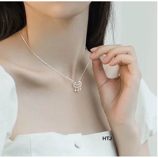 Dây chuyền bạc vòng cổ bạc nữ mặt lục lạc cá tính [vong co nu]