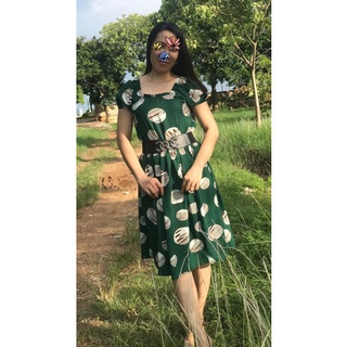 Đầm xòe xếp li