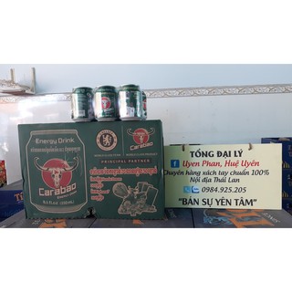 Nước tăng lực trâu cụng xanh carabao thái lan