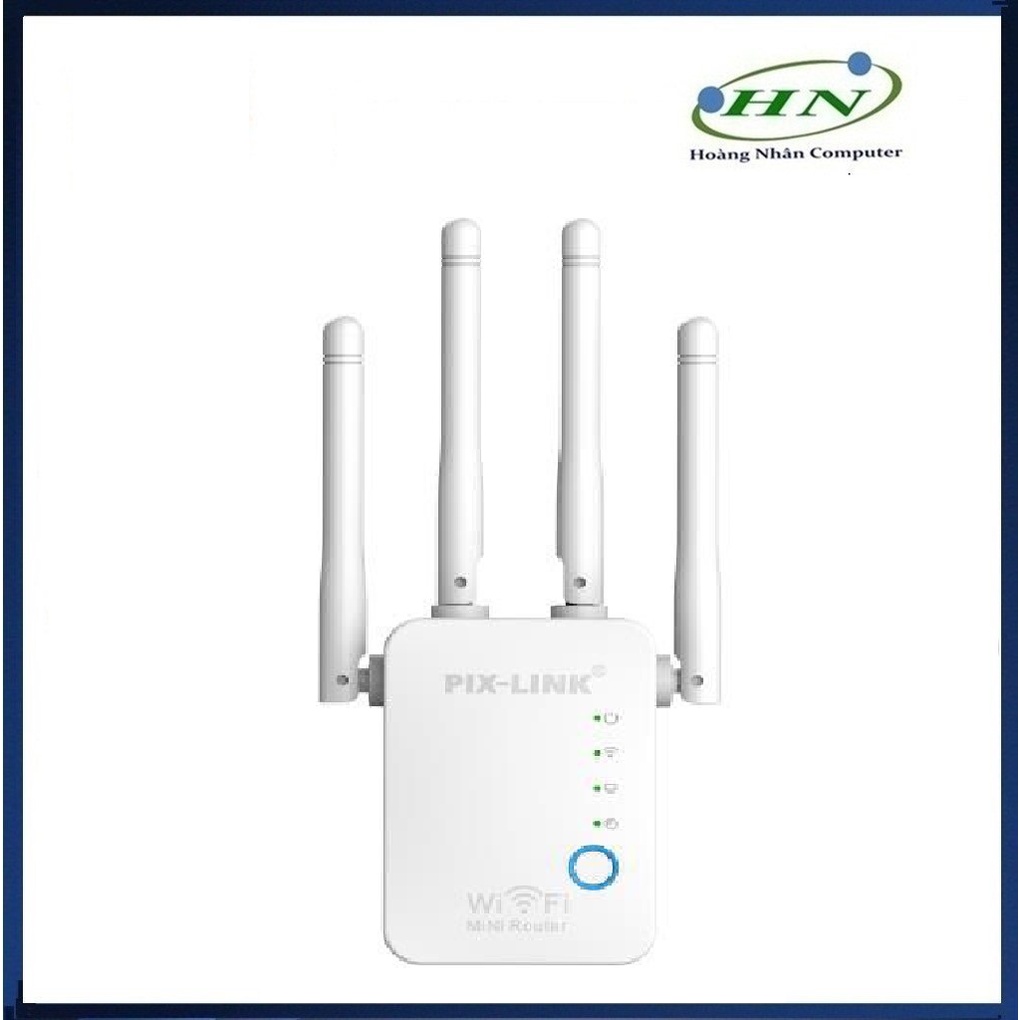 [Mã SKAMSALE03 giảm 10% đơn 200k] KÍCH SÓNG WIFI PIX-LINK LV-WR16Q (4 Anten ), 300Mbps