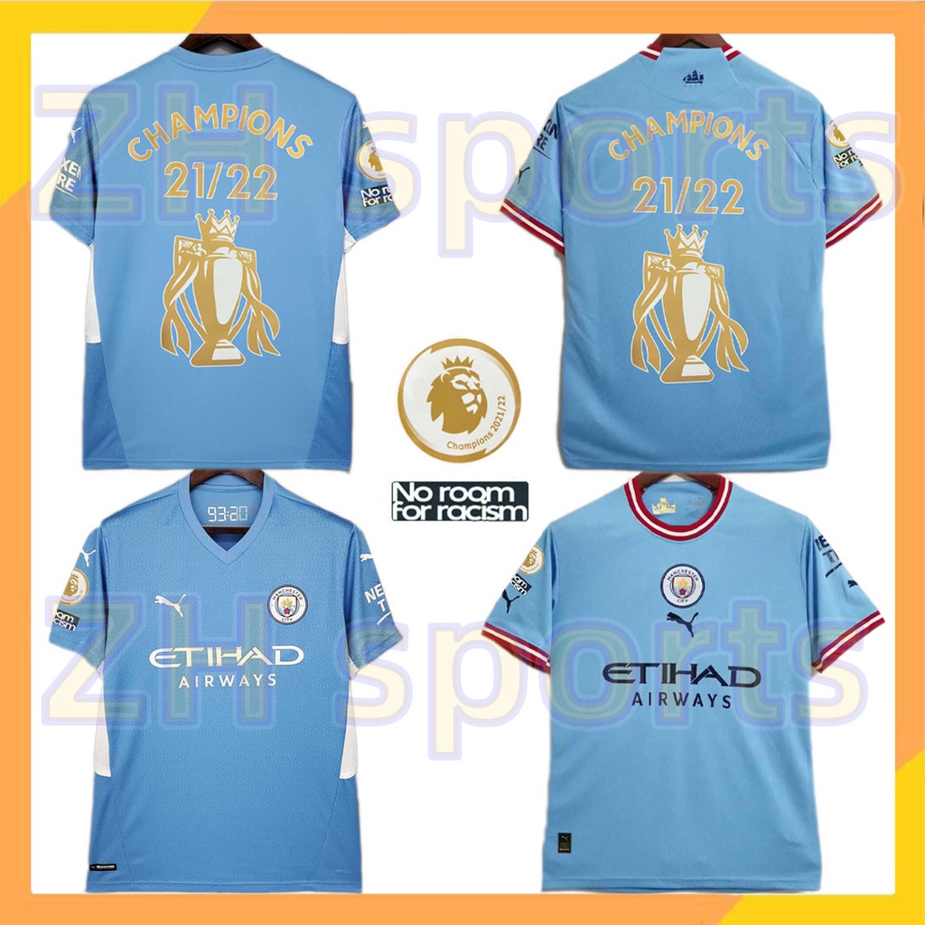 Áo Thun Số 2022 Manchester City Thiết Kế Năng Động Cá Tính