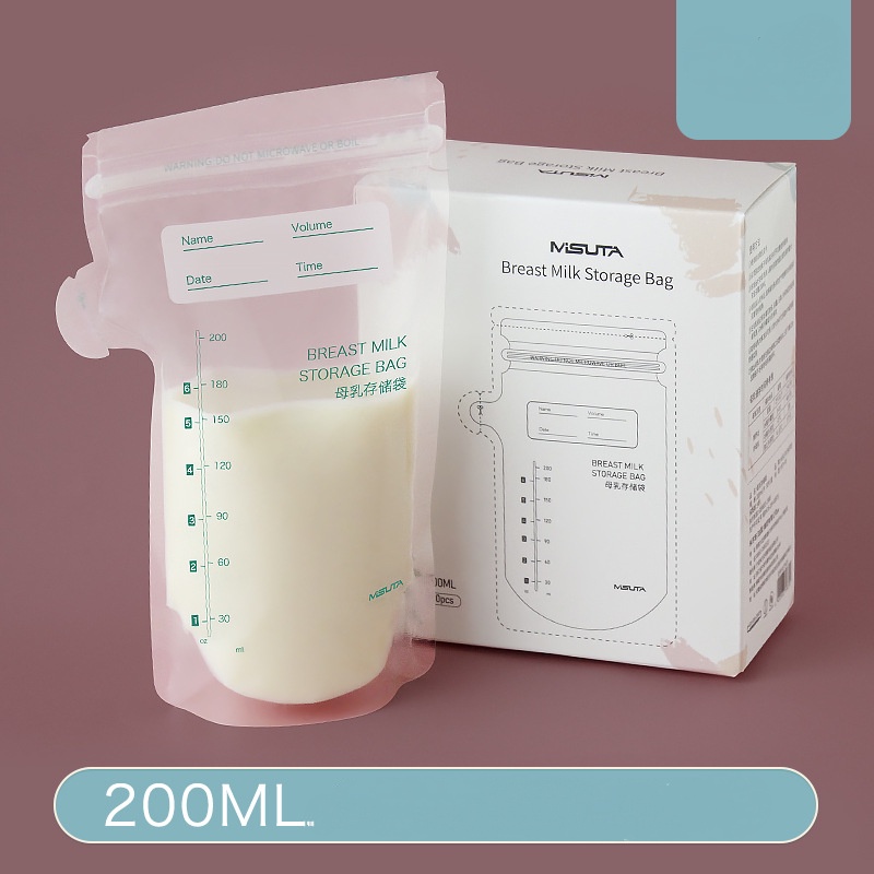 [HCM]Túi trữ sữa, túi đựng sữa mẹ Misuta có vòi tiện lợi 150ml/200ml hộp 30 chiếc【MY-CND200】