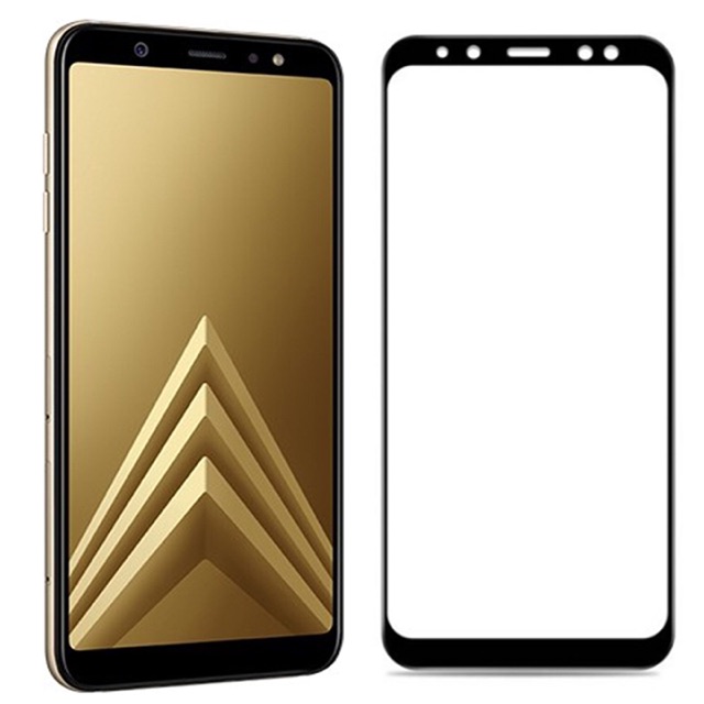 Cường lực full màn Hình, Full keo, 9H sam sung A6,A6Plus