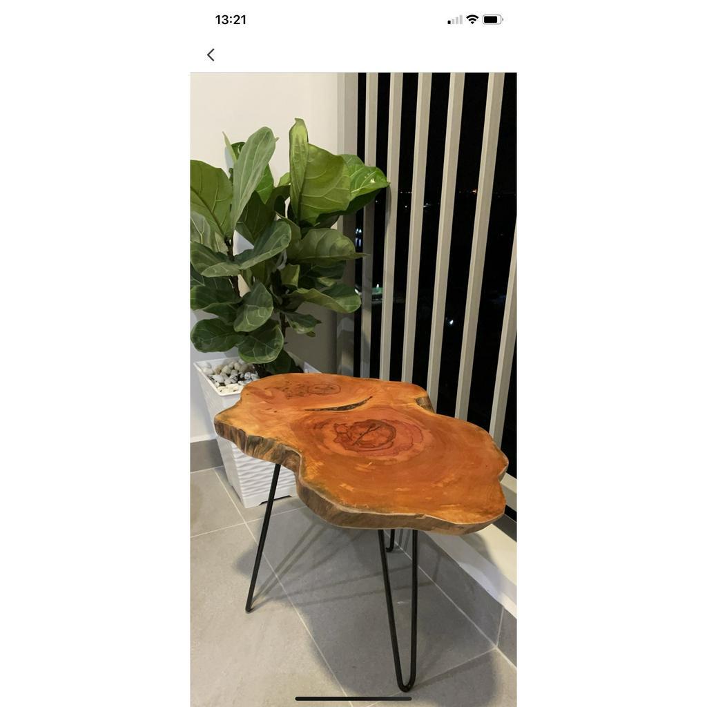 Mặt Bàn, Ghế Tròn Cafe, Sofa, Khoanh Gỗ Xà Cừ, Nhãn Nguyên Khối Tự Nhiên, Tấm Thớt Gỗ