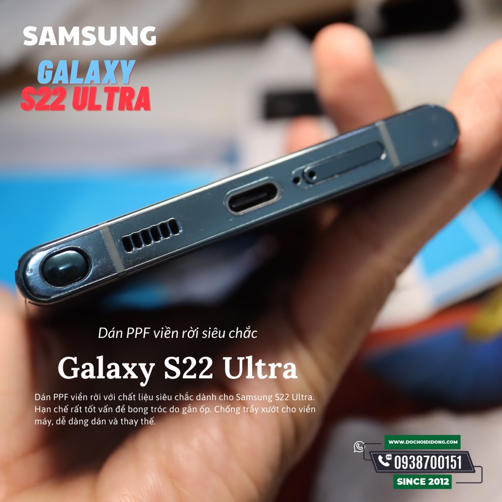 Tổng Hợp - PPF Dán Viền Samsung S22 S23 PLus Ultra 5G Cao Cấp