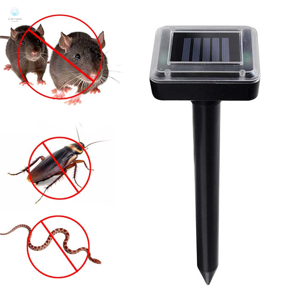 Thiết bị xua đuổi chuột bằng sóng siêu âm sử dụng năng lượng mặt trời mới cho sân vườn