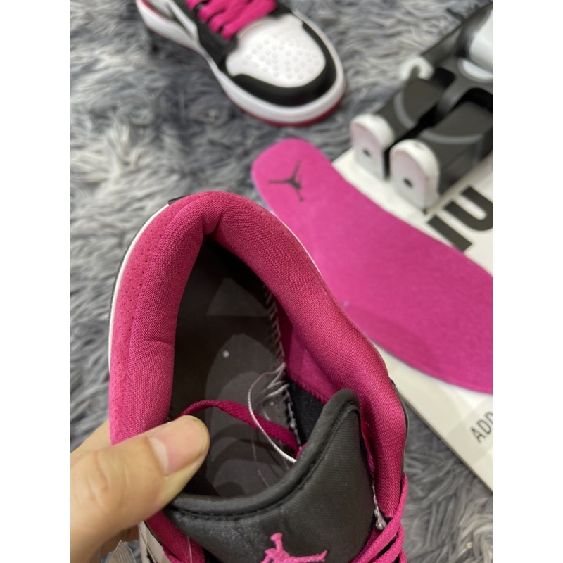 (like au) Giầy thể thao cổ ngắn black pink low hồng đen binz HOT(ảnh thật + full size)