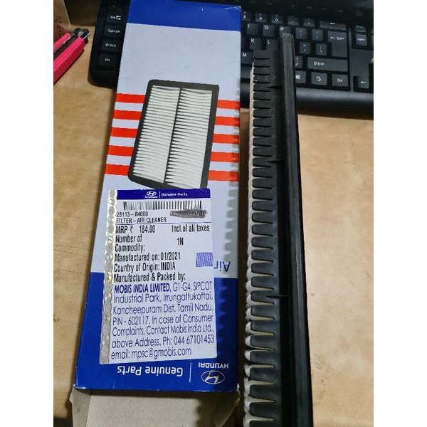 Lọc gió động cơ i10 grand xịn chính hãng 28113B4000