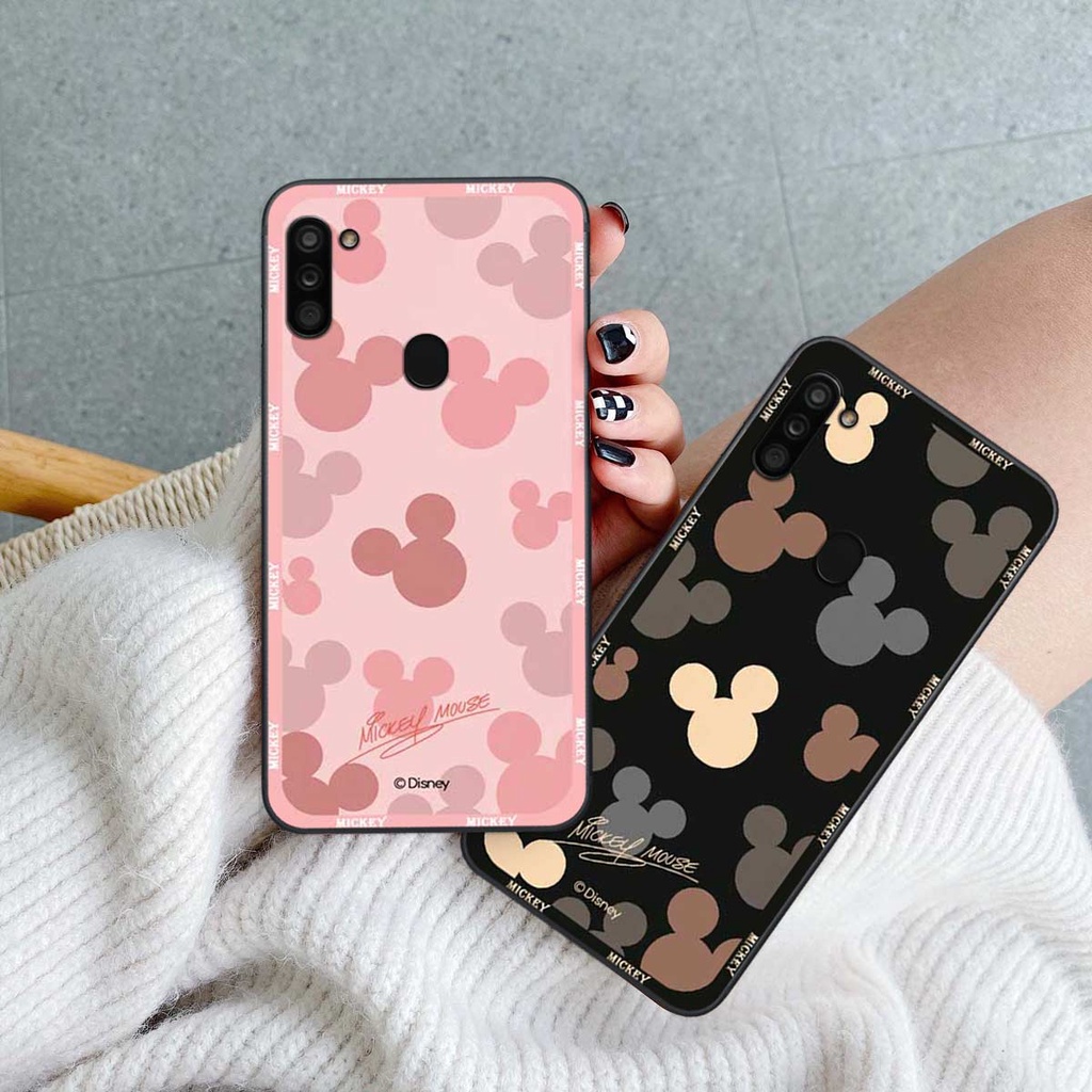 Ốp lưng điện thoại Samsung A11 / M11 hình mic key min nie mouse thời trang, vỏ ốp rẻ đẹp