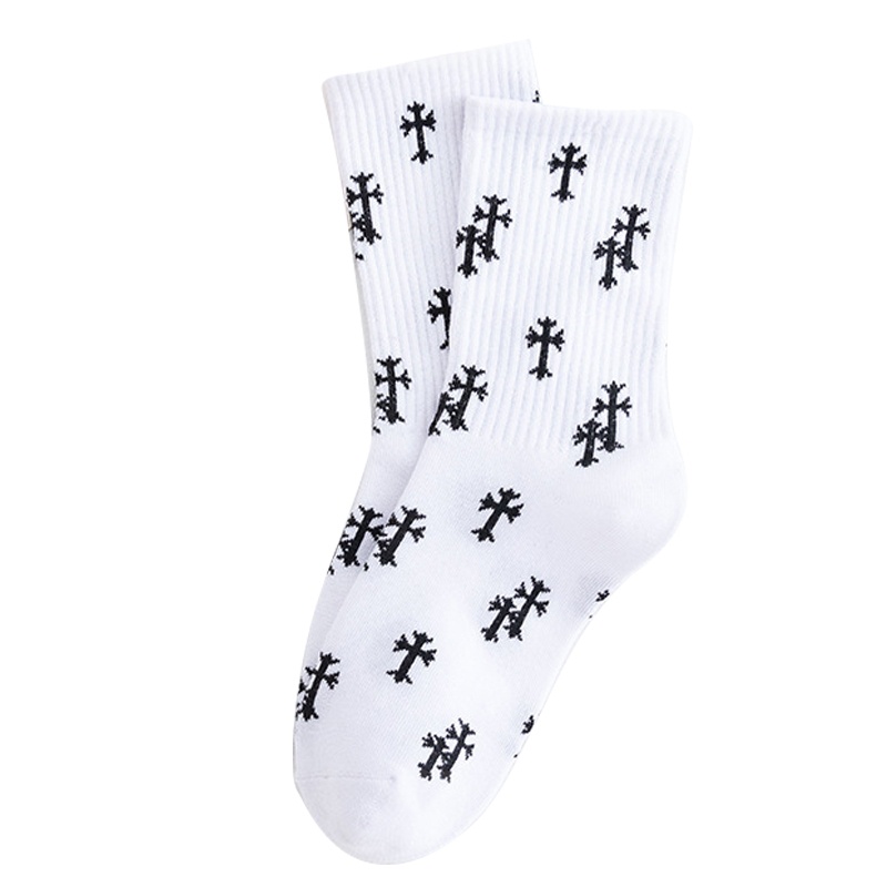 1 Đôi Tất Cotton Thời Trang Đường Phố Spiny Crucifix