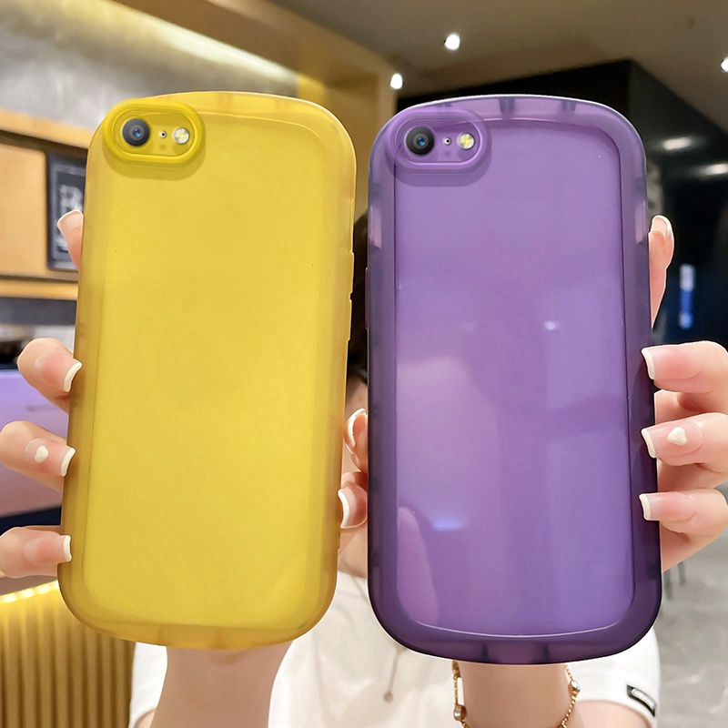 Ốp Điện Thoại Silicon Mềm Trong Suốt Chống Rơi Thời Trang Cho OPPO A39 A57 2016 F3 Lite A5 A3S AX5 A12E