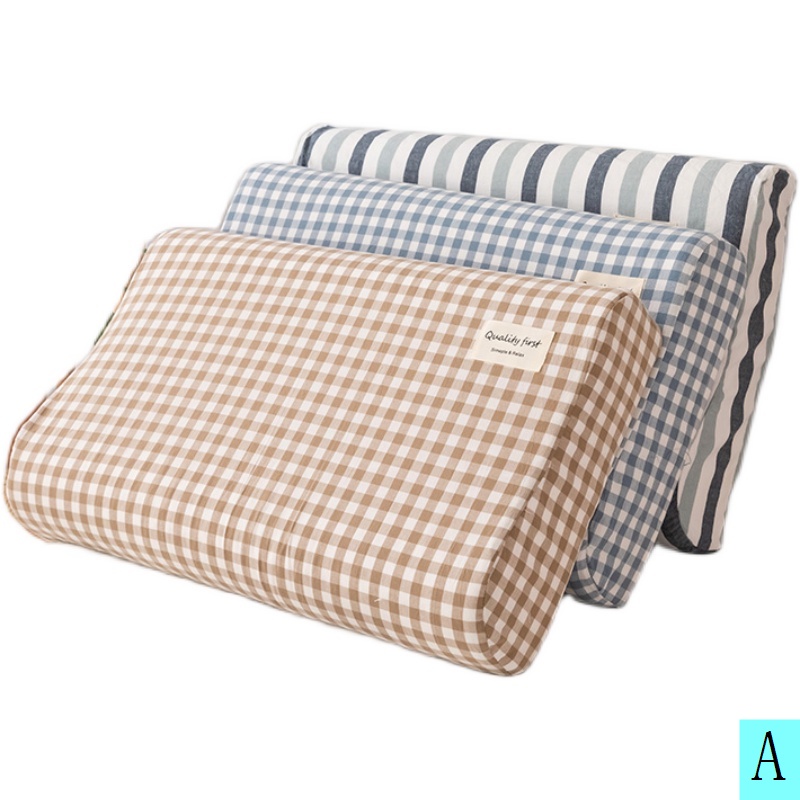 Cặp Áo Gối Bằng Cao Su Cotton Nguyên Chất 30x50 60x40 Có Thể Giặt Sạch Cho Trẻ