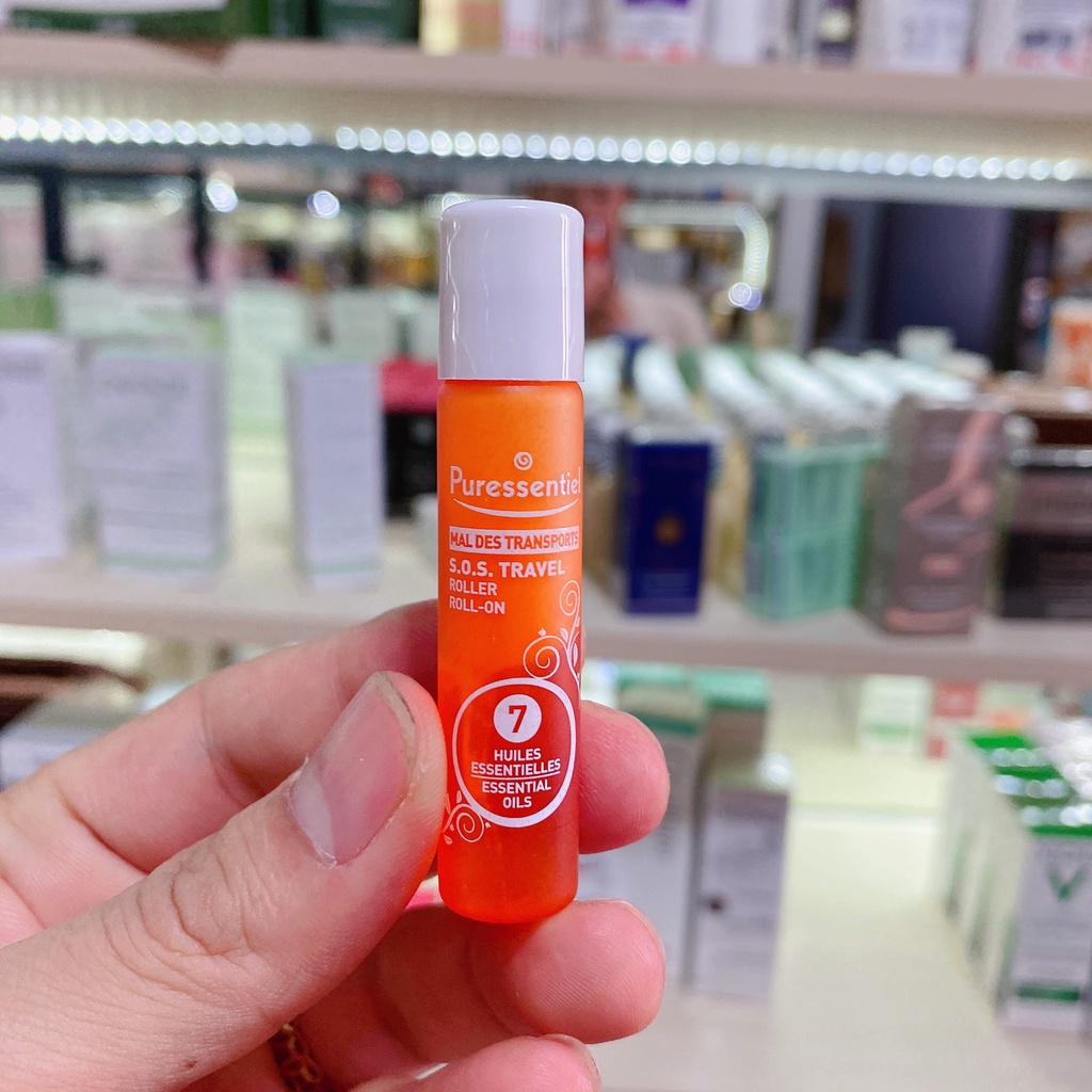 Lăn giảm say tàu xe Puressentiel SOS Travel Roll-on