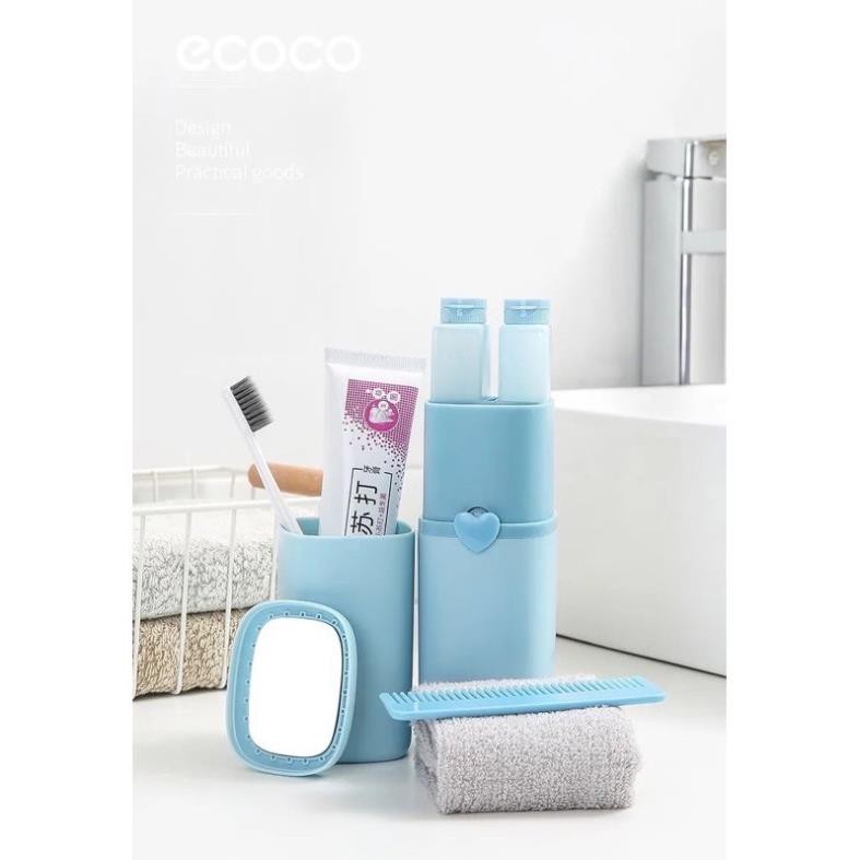 hộp đựng bàn chải du lịch ecoco kèm 5 món 1402 GDTH