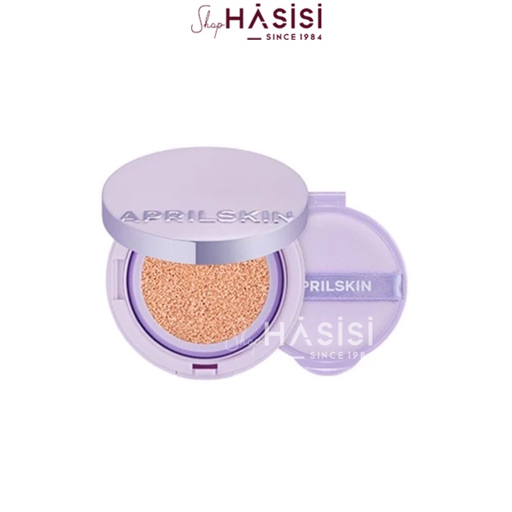 (TẶNG KÈM LÕI) Phấn Nước Che Khuyết Điểm  APRILSKIN - Ultra Slim Cushion SPF50+/PA+++ 15g x2