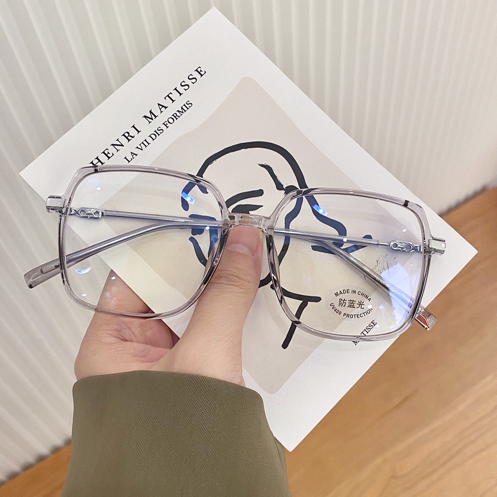 Kính Mát Gọng Kim Loại Chống Ánh Sáng Xanh Phong Cách Hàn Quốc