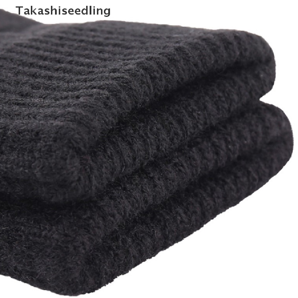 Găng Tay Dệt Kim Lót Nhung Giữ Ấm Có Thể Chạm Màn Hình Cảm Ứng Thời Trang Unisex