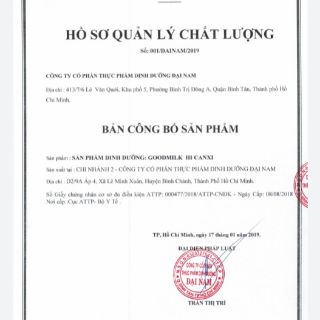 ✅CHÍNH HÃNG) sữa bột GOODMILK CANXI 850g - Dành người già , sản xuất việt nam