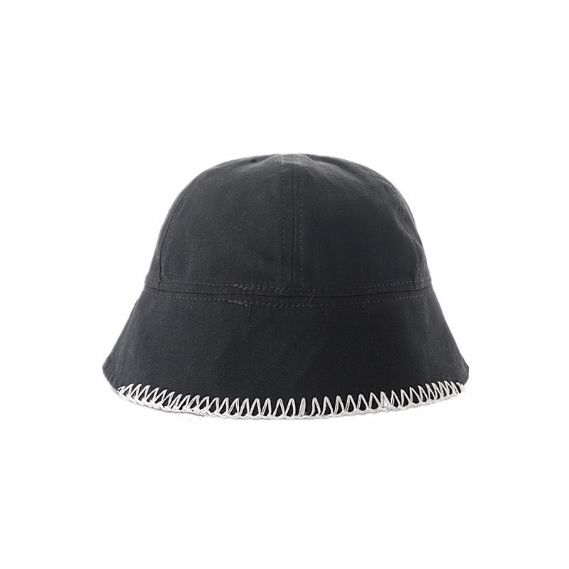 Nón bucket LINJW bằng vải cotton phong cách cách người câu cá Hàn Quốc dành cho nam nữ 2021