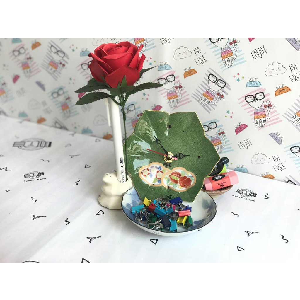 Đồng hồ gốm sứ S008 _ Quà lưu niệm _ Quà tặng