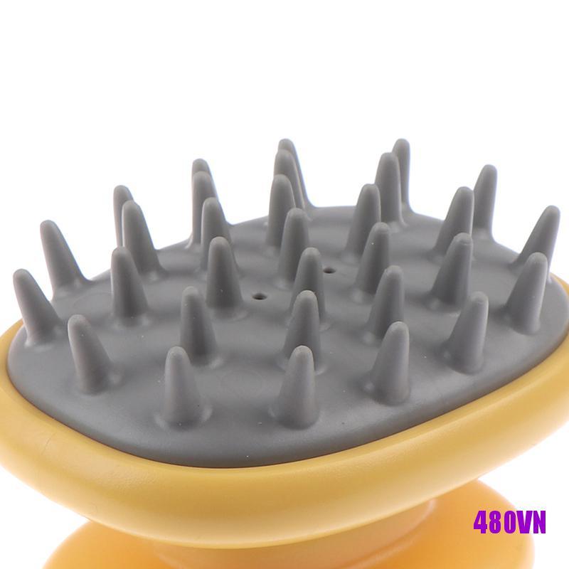 Lược Silicone Mát Xa Da Đầu Khi Tắm Tiện Dụng