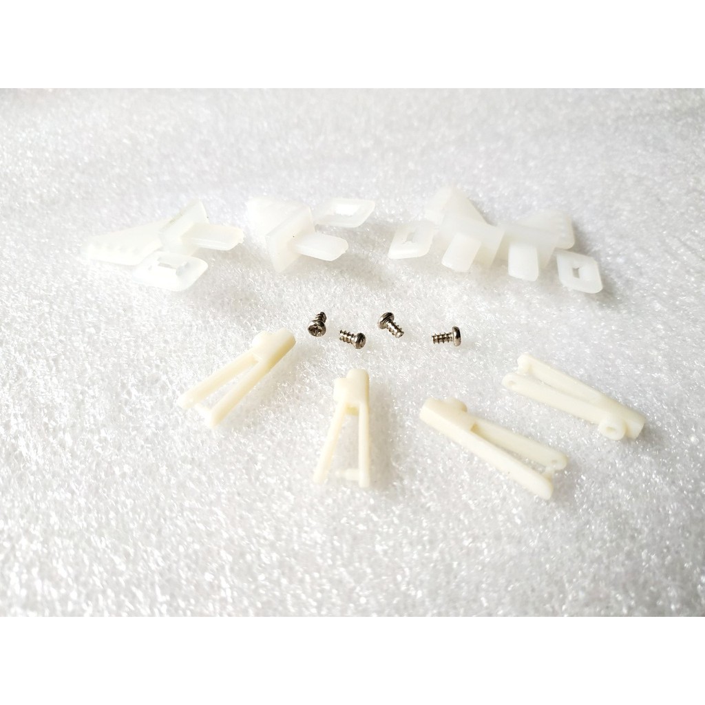 Combo 4 bộ Control horn Clevis kẹp kéo link Servo dùng cho máy bay cánh bằng (SE008x4) - Luân Air Models