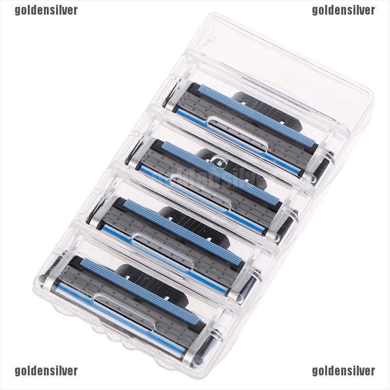 Set 4 Lưỡi Dao Cạo 3 Lớp Chuyên Dụng Cho Máy Cạo Râu Gillette Fusion