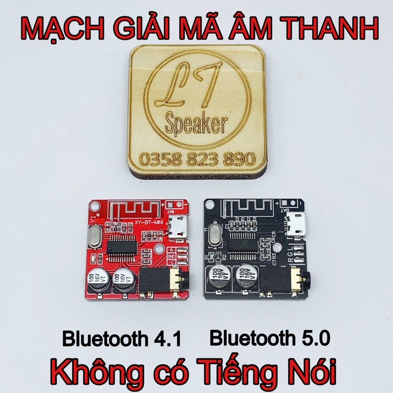 Mạch giải mã âm thanh Bluetooth 4.1 và Bluetooth 5.0 nguồn DC 5V