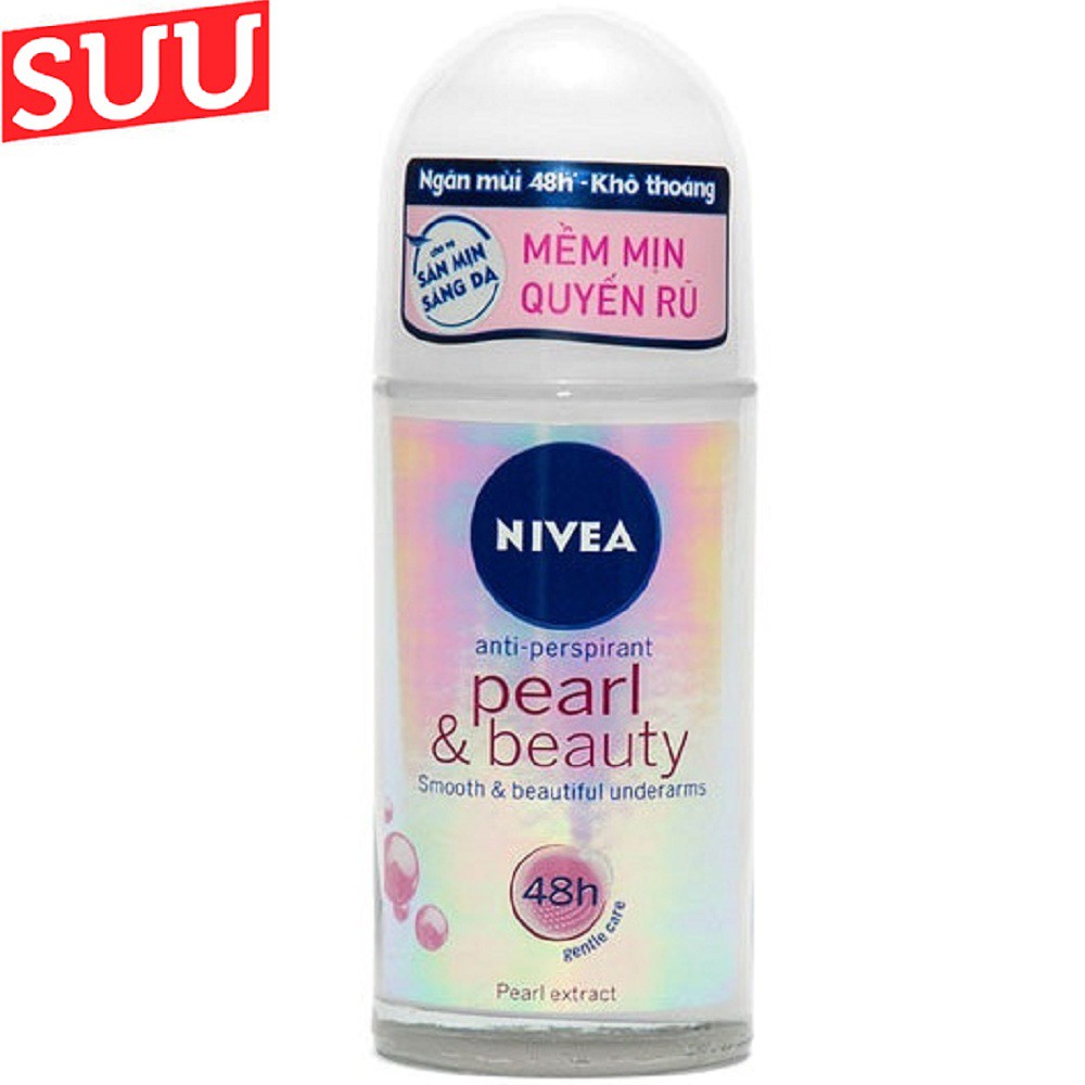 Lăn Khử Mùi Nivea Nữ 50ml ngọc trai quyến rũ suu.shop cam kết 100% chính hãng