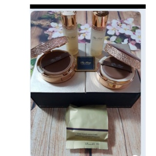 Set phấn nước Ohui The First Ampoule Cushion tinh chất vàng đẹp hoàn hảo