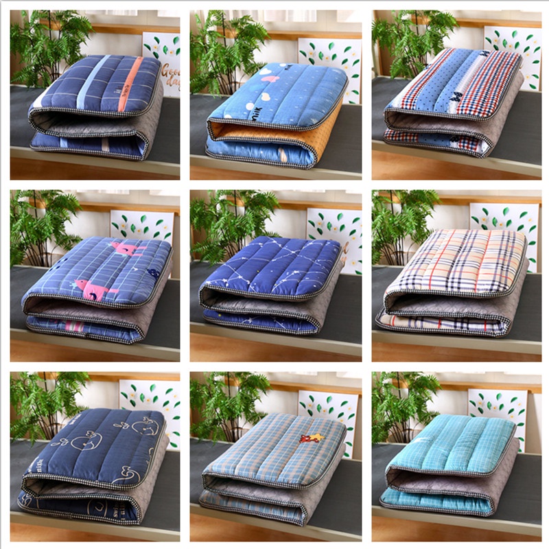 Nệm Ngủ Đơn Dày Mềm Mại Chống Trượt Chống Ẩm Có Thể Gấp Gọn Cho Ký Túc Xá